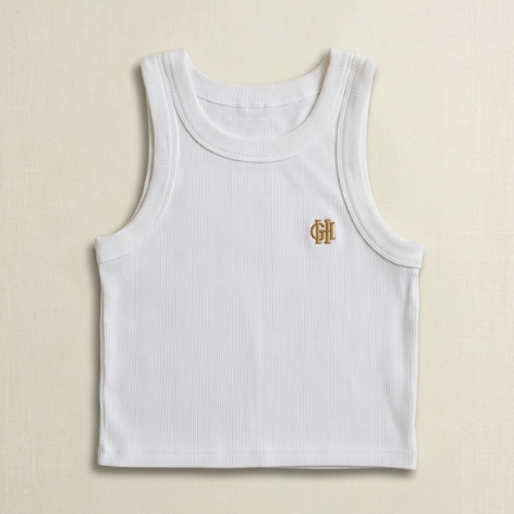 GH Monogram Ribbed Tank