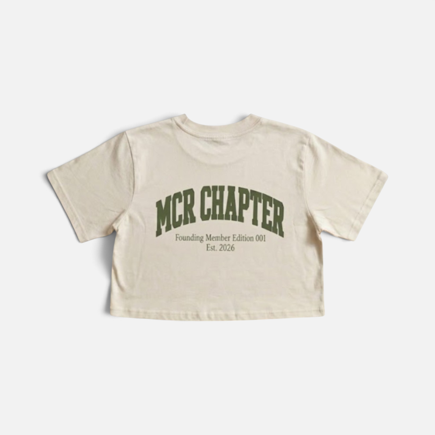 The MCR Chapter Cropped Tee - Founding Member Edition 001