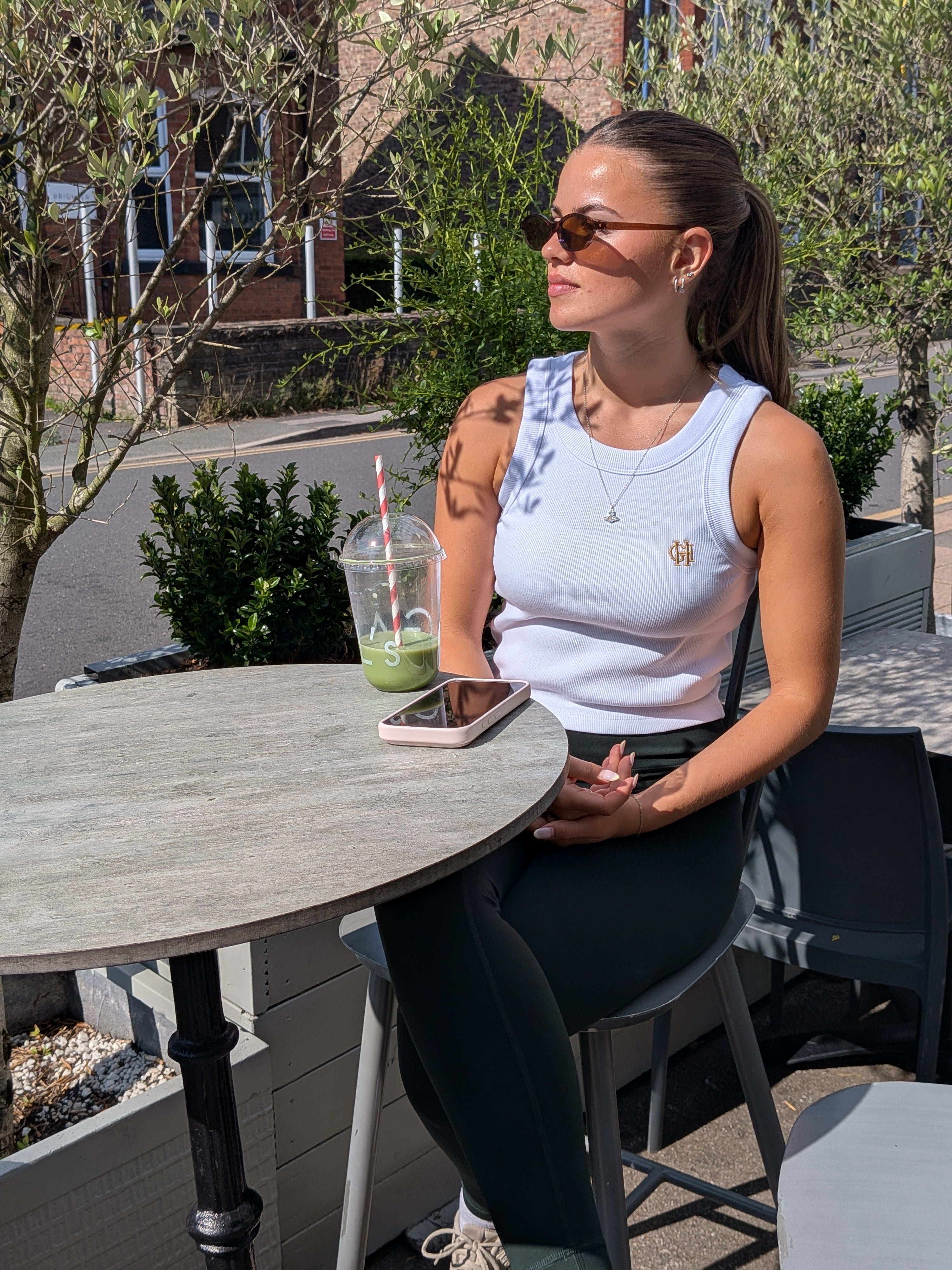 GH Monogram Ribbed Tank