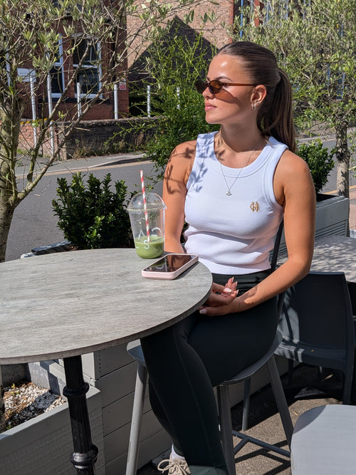 GH Monogram Ribbed Tank